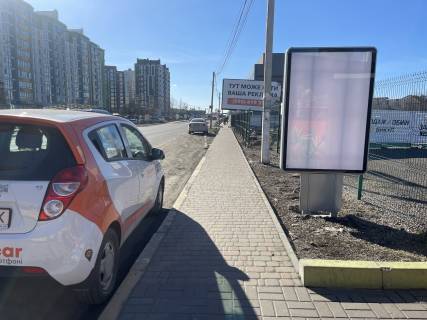 Citylight A in Kryukivshchyna, 1,2х1,8м  st. Balukova , navproti ZK Evromisto , na zupinci gromad transportu Photo 1