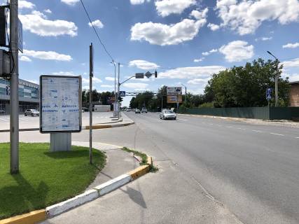 Ситилайт B в Крюковщине, 1,2х1,8м  Ул. Балукова , светлофор , перед Автокава фото 1