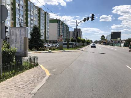 Сiтiлайт B у Крюковщині, 1,2х1,8м  ул. Балукова, ЖК "Евромисто" , светофор, центральній вьезд в жк Фото 1