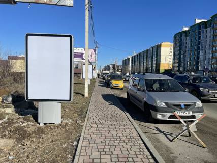 Ситилайт B в Крюковщине, 1,2х1,8м  Вул. Балукова , навпроти Євромісто , перед поворотом на вул. Перемоги фото 1