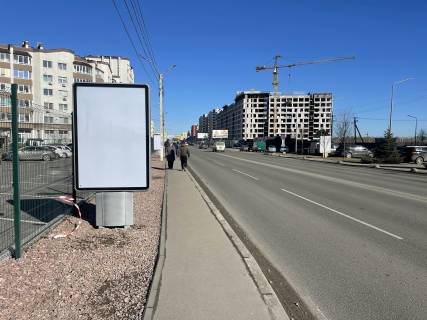 Ситилайт B в Крюковщине, 1,2х1,8м  вул. Балукова , навпроти ЖК Євромісто , біля Парковки, біля AMI клініка фото 1