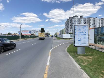 Сiтiлайт A у Крюковщині, 1,2х1,8м  Вул. Балукова , виїзд з Автокава перед ЖК Євромісто Фото 1