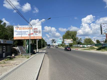 Білборд, Бігборд (Борд)  B у Крюковщині, 6х3  Вул. Одеська, на зупинці, біля Домосвіт, навпроти ЖК Айхом Фото 1