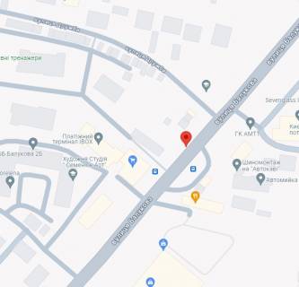 Сiтiлайт A у Крюковщині, 1,2х1,8м  Вул. Балукова , перед Магазином ТРАШ, навпроти ресторану Дід Мадрід схема