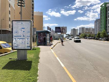 Ситилайт B в Крюковщине, 1,2х1,8м  ул. Василия Стуса, остановка об. трансп. , ЖК ПИОНЕРСКИЙ .ЖК Акварели 2 фото 1