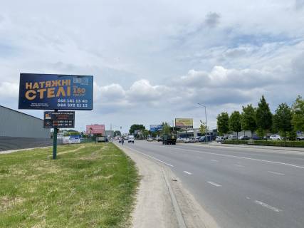 Билборд B в Вишневое, 3х6  Ул. Вячеслава Чорновола 37, напротив ЖК Paradise Avenue фото 1