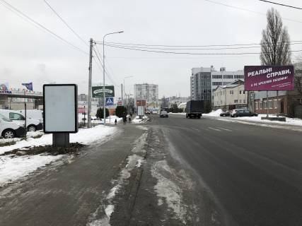 Ситилайт B в Петропавловской Борщаговке, 1,2х1,8м  Ул. Соборна 5 , после АЗС "EXTRA" фото 1