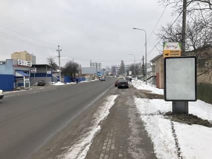 Ситилайт A в Петропавловской Борщаговке, 1,2х1,8м  Ул. Соборна 19 фото 1