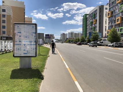 Ситилайт B в Крюковщине, 1,2х1,8м  ул. Василия Стуса , ЖК Пионерсикй, напротив ЖК Акварели 2 фото 1