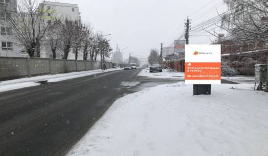 Ситилайт A в Петропавловской Борщаговке, 1,2х1,8м  Ул.Борщаговская, возле ЖКХ "San Siti" фото 1
