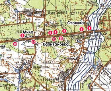 Билборд A в Киеве, 3х6  М-06 Київ-Чоп, км 27+250 (с. Мила) схема