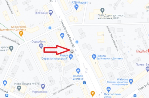Нестандарт A в Киеве, 2300х1300  бул. Чоколівський 5/7 схема
