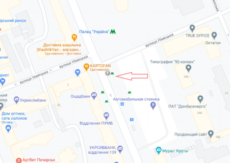 Нестандарт A в Киеве, 2300х1300  вул. Велика Васильківська, 103 (м. Палац Україна) схема