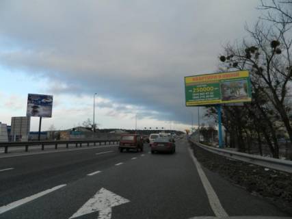 Білборд, Бігборд (Борд)  A у Києві, 6х3   с. Стоянка, Житомирське шосе, 150 м від перекрестя з вул. Столічною, напроти "Сільпо" в напрямку Києва Фото 1