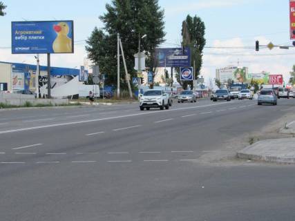 Білборд, Бігборд (Борд)  A у Києві, 6х3  с. Софіївська Борщагівка, вул. Київська 9-А, напроти ЖК София виїзд з АТБ напр до Вишневого Фото 1