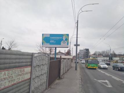Білборд, Бігборд (Борд)  B у Києві, 6х3  пр-т Валерия Лобановского / Новонародный переулок ст.Б Фото 1