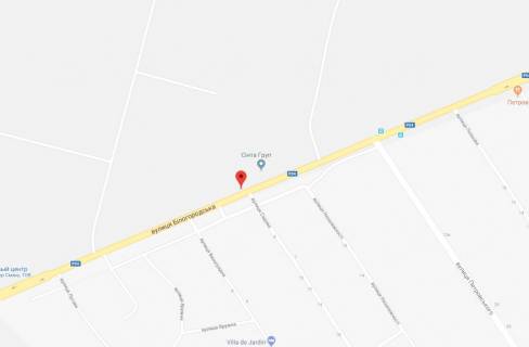 Билборд B в Святопетровском, 3x6  Святопетрівське, вул.Білогородська біля зупинки Доброволець схема