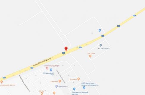 Билборд B в Святопетровском, 3x6  вул.Білогородська, навроти ЖК Петрівський Квартал, направлення на Київ схема