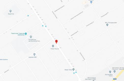 Білборд, Бігборд (Борд)  B у Святопетрівському, 3x6  Святопетрівське, вул.Центральна, буд.140 схема