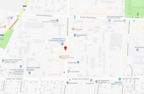 Ситилайт A в Вишневое, 1,2x1,8  вул.Святошинська, біля Євразії схема