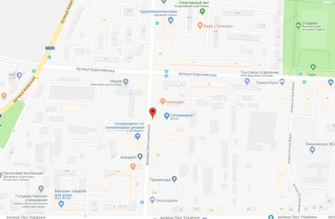 Ситилайт A в Вишневое, 1,2x1,8  вул.Святошинська, біля Новуса схема