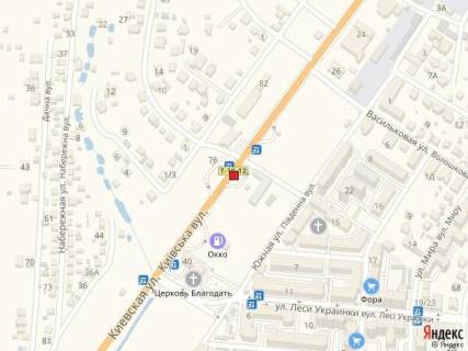 Билборд B в Софиевской Борщаговке, 3x6  вул.Київська, 34А, направлення на Боярку схема