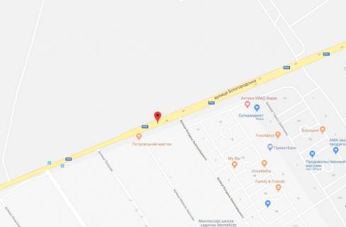 Билборд B в Святопетровском, 3x6  ул.Белогородская, напротив Петровского Квартала схема