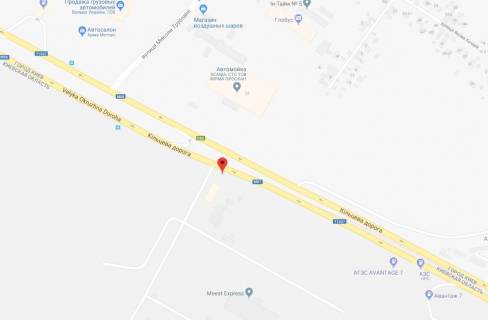 Билборд A в Киеве, 3x6  вул.Велика Кільцева, на перехресті з вул.Яна Качури, перед Жулянським мостом, направлення на Теремки схема