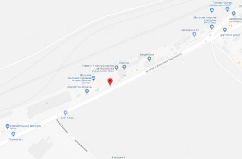 Billboard A in Vishnev, 3x6  st.V.Cornovola.  z osvitlennam! scheme