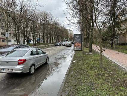Ситилайт A в Вишневое, 0,8х1,6  вул.Святошинська, 43, навпроти школи N3_A фото 1