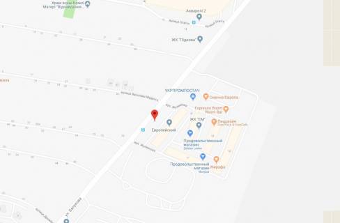 Билборд B в Крюковщине, 3x6  вул.В.Стуса, біля ЖК Євромісто, напрвлення на Київ_B схема