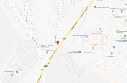 Billboard B in Sofiivska Borshchagivka, 3x6  st.Kiivs'ka, bila restoranu Rajs'kij ar, napravlenna na Kiiv scheme