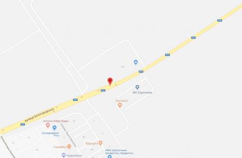 Билборд B в Святопетровском, 3x6  вул.Соборна, навпроти ЖК Європейка, направлення на Київ схема