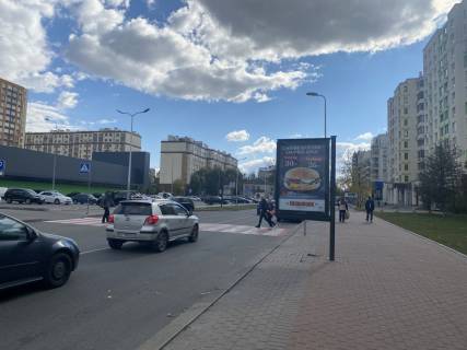 Сiтiлайт A у Вишневе, 1,2x1,8  вул.Святошинська, біля Міської ради, навроти Новуса Фото 1
