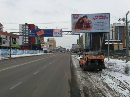 Билборд A в Вишневое, 3x6  вул.В.Стуса, перед ЖК Піонерський Квартал, направлення на Крюківщину фото 1