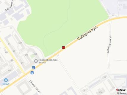 Билборд B в Софиевской Борщаговке, 6х3  вул.Соборна, направлення на Київ схема