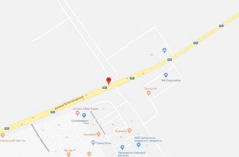 Билборд A в Святопетровском, 3x6  вул.Білогородська, навроти ЖК Петрівський Квартал, направлення на Білогородку схема