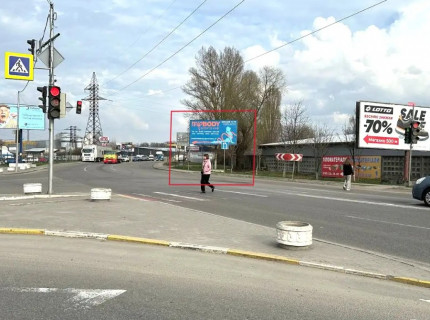 Білборд, Бігборд (Борд)  A у Святопетрівському, 3x6  вул.Київська, на перехресті з вул.Центральною, направлення на Київ Фото 1
