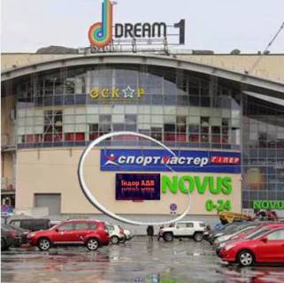 Видеоборд A у Києві, 4x3
  ТЦ Dream Town - 399736 Фото 1