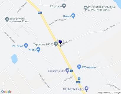 Білборд, Бігборд (Борд)  B у Старих Петрівцях Село С. Петрівці. Вул.Свято Покровська схема