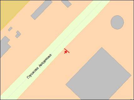 Prismatron, Prism  in Kyiv Gluskova av., 9            - 397637 scheme