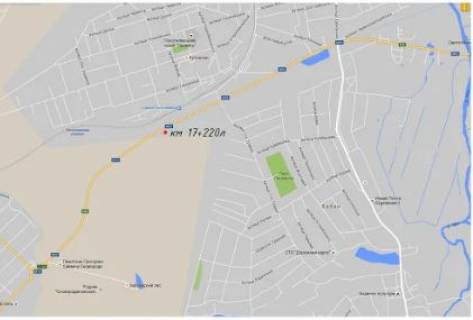 Билборд A в Харькове Киев-Харьков км 492+200 схема