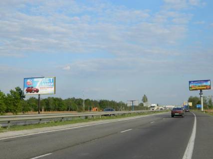 Билборд B на трассах Киевской области, 6х3  Новообухівська траса 24+480 км, ліворуч з Києва фото 1
