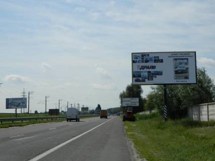 Білборд, Бігборд (Борд)  A на трасах Київської області, 6х3  Новообухівська траса 22+200 км, праворуч з Києва Фото 1