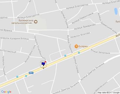 Білборд, Бігборд (Борд)  B у Бровари, 6х3  м.Бровари, вул.Київська, 72 схема