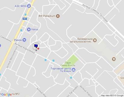 Билборд A в Бровары, 6х3  м.Бровари, вул. Чорних Запорожців, 68, (ринок СБС) схема
