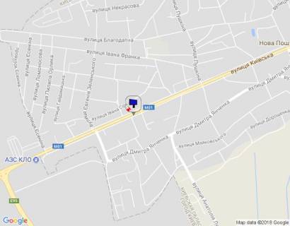 Билборд A в Бровары, 6х3  м.Бровари, вул.Київська, 52 схема