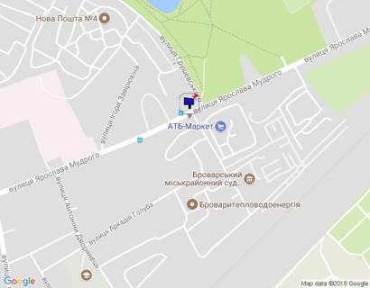 Билборд B в Бровары, 6х3  м.Бровари, вул.Я. Мудрого, 88,(світлофор, АТБ перетин з вул.Грушевського, парк перемоги) схема