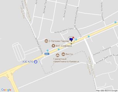 Билборд B в Бровары, 6х3  м.Бровари, вул.Київська, 30 схема