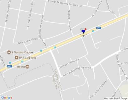Билборд B в Бровары, 6х3  м.Бровари, вул.Київська, 52 схема